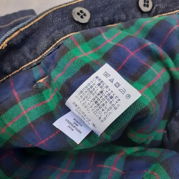 Lands' End Square Rigger Flannel Lined Men's Jeans Size 38, 26.25" Inseam NWOT - Picture 8 of 12